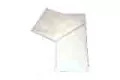 Serviette BASIC 40x40 2c. 1/8 blanche (00L)